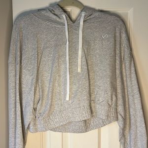 Cropped TLF workout hoodie